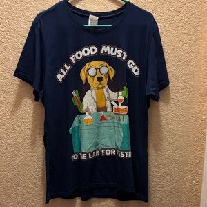 Port and Company Navy Blue Scientist Dog T-Shirt